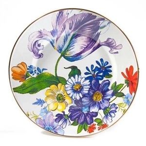 Mackenzie Childs Flower Market 10” Dinner Plate - ONLY DISPLAYED never Used